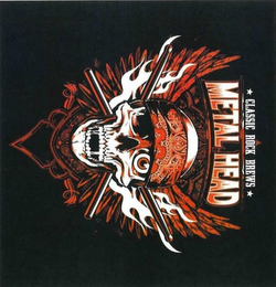CLASSIC ROCK BREWS METAL HEAD logo