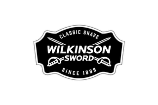 CLASSIC SHAVE WILKINSON SWORD SINCE 1898 logo