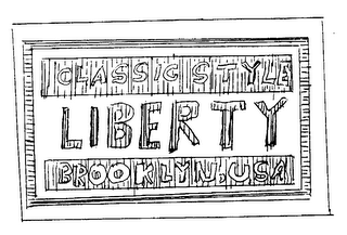 CLASSIC STYLE LIBERTY BROOKLYN, USA logo