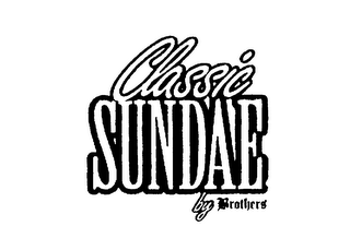 CLASSIC SUNDAE BY BROTHERS logo
