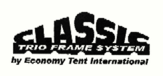 CLASSIC TRIO FRAME SYSTEM BY ECONOMY TENT INTERNATIONAL logo