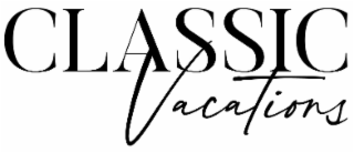 CLASSIC VACATIONS logo