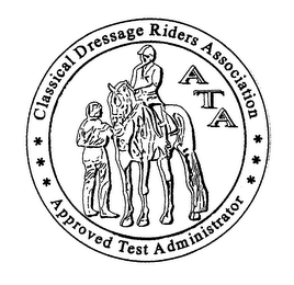CLASSICAL DRESSAGE RIDERS ASSOCIATION APPROVED TEST ADMINISTRATOR ATA logo