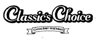 CLASSIC'S CHOICE CLASSIC BABY VEGETABLES