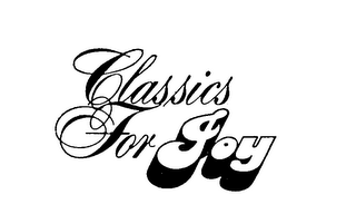 CLASSICS FOR JOY logo