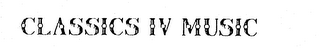 CLASSICS IV MUSIC logo