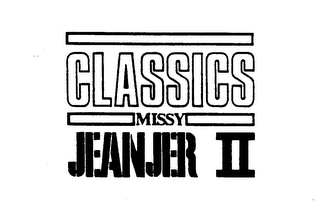 CLASSICS MISSY JEANJER II logo