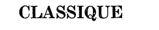 CLASSIQUE logo