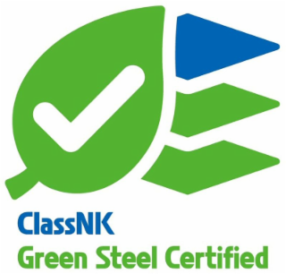 CLASSNK GREEN STEEL CERTIFIED logo