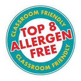 CLASSROOM FRIENDLY TOP 8 ALLERGEN FREE logo