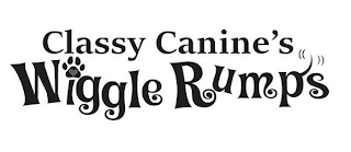 CLASSY CANINE'S WIGGLE RUMPS logo