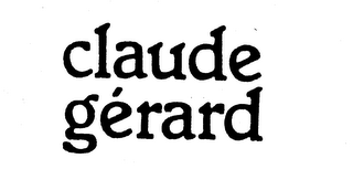 CLAUDE GERARD logo