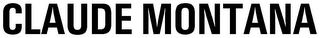 CLAUDE MONTANA logo