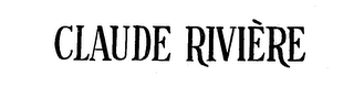 CLAUDE RIVIERE logo