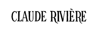CLAUDE RIVIERE logo