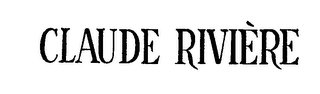 CLAUDE RIVIERE logo