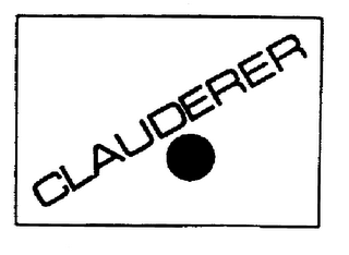 CLAUDERER logo