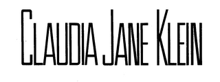 CLAUDIA JANE KLEIN logo