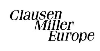 CLAUSIN MILLER EUROPE logo
