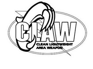 CLAW CLEAN LIGHTWEIGHT AREA WEAPON logo