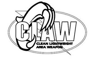 CLAW CLEAN LIGHTWEIGHT AREA WEAPON logo