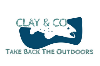 CLAY & CO TAKE BACK THE OUTDOORS logo