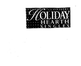 CLAYBAKERS HOLIDAY HEARTH SINGLES logo