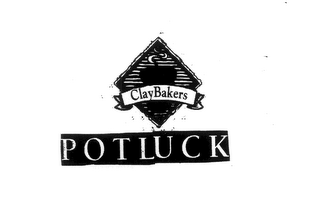 CLAYBAKERS POTLUCK logo