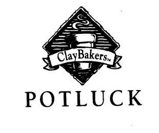 CLAYBAKERS POTLUCK logo