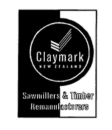 CLAYMARK NEW ZEALAND SAWMILLERS & TIMBER REMANUFACTURERS logo