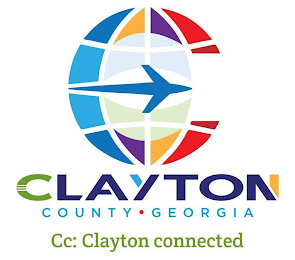 CLAYTON COUNTY · GEORGIA CC: CLAYTON CONNECTED logo