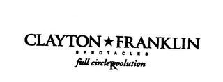 CLAYTON FRANKLIN SPECTACLES FULL CIRCLE REVOLUTION logo
