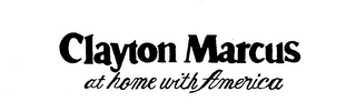 CLAYTON MARCUS AT HOME WITH AMERICA logo