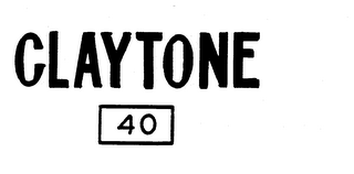 CLAYTONE 40 logo