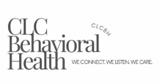 CLC BEHAVIORAL HEALTH CLCBH WE CONNECT. WE LISTEN. WE CARE. logo