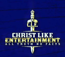 C.L.E. CHRIST LIKE ENTERTAINMENT ALL TRUTH NO FACTS logo