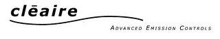 CLEAIRE ADVANCED EMISSION CONTROLS logo