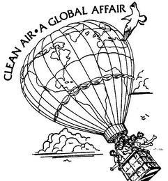 CLEAN AIR-A GLOBAL AFFAIR logo