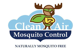 CLEAN AIR MOSQUITO CONTROL NATURALLY MOSQUITO FREE logo