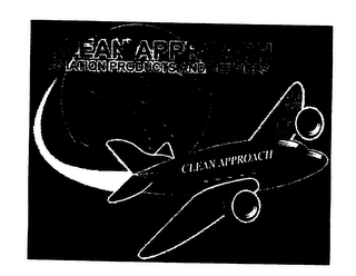 CLEAN APPROACH AVIATION PRODUCTS AND SERVICES CLEAN APPROACH logo