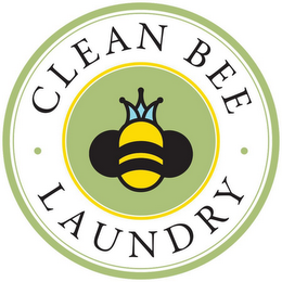 CLEAN BEE LAUNDRY logo