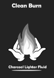 CLEAN BURN CHARCOAL LIGHTER FLUID logo