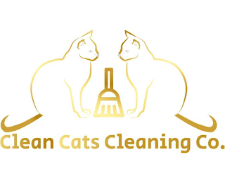 CLEAN CATS CLEANING CO. logo