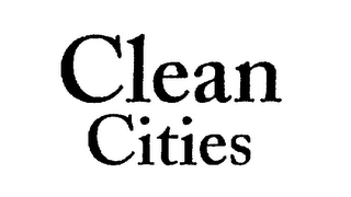 CLEAN CITIES logo