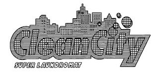 CLEAN CITY SUPER LAUNDROMAT logo
