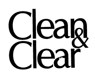 CLEAN & CLEAR logo