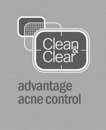 CLEAN & CLEAR ADVANTAGE ACNE CONTROL logo