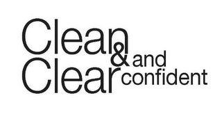 CLEAN & CLEAR AND CONFIDENT logo