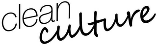CLEAN CULTURE logo