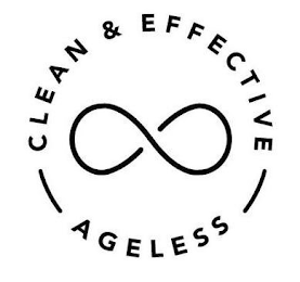 CLEAN & EFFECTIVE AGELESS logo